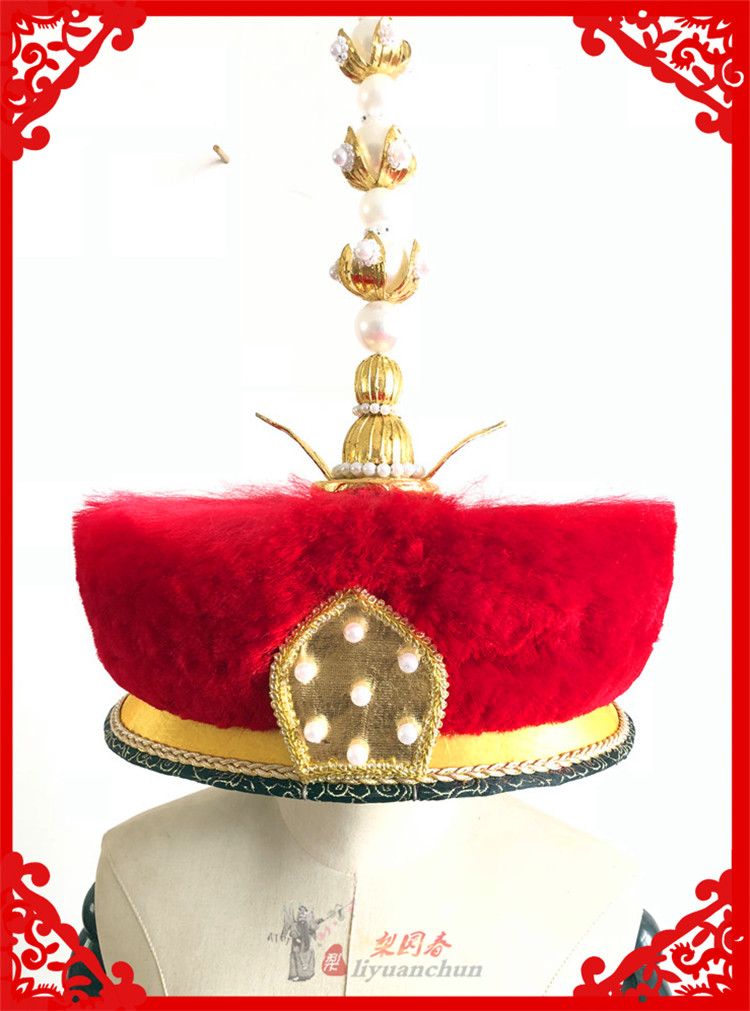 皇帝乾隆高档影视头盔清朝康熙头冠皇上皇上皇帽子