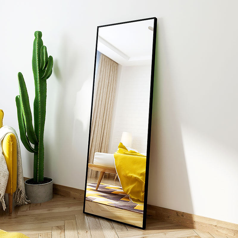 靠墙全身穿衣落地镜子北欧家用少女卧室网红穿衣镜