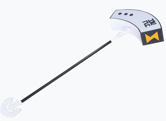 cos米粒凹凸世界雷狮假发锤子武器cosplay道具cosplay配件