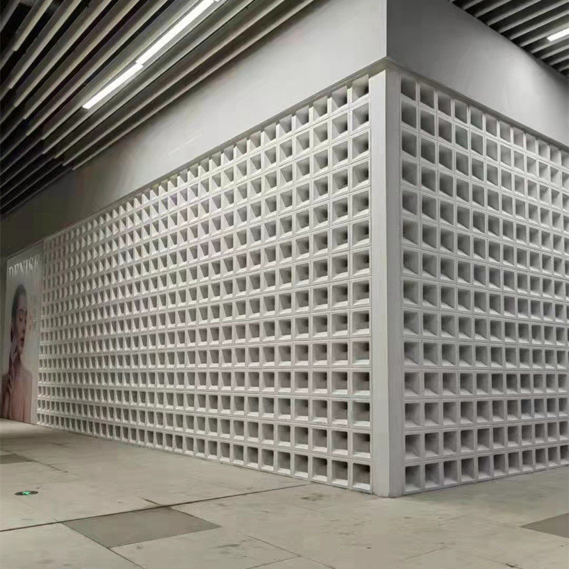 水泥空心砖网红高端装饰镂空背景墙隔断清水泥土多孔砖