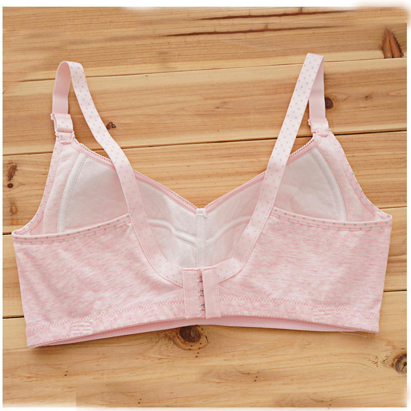 少女文胸钢圈纯棉大学生初高中青少青少年年内衣大文胸