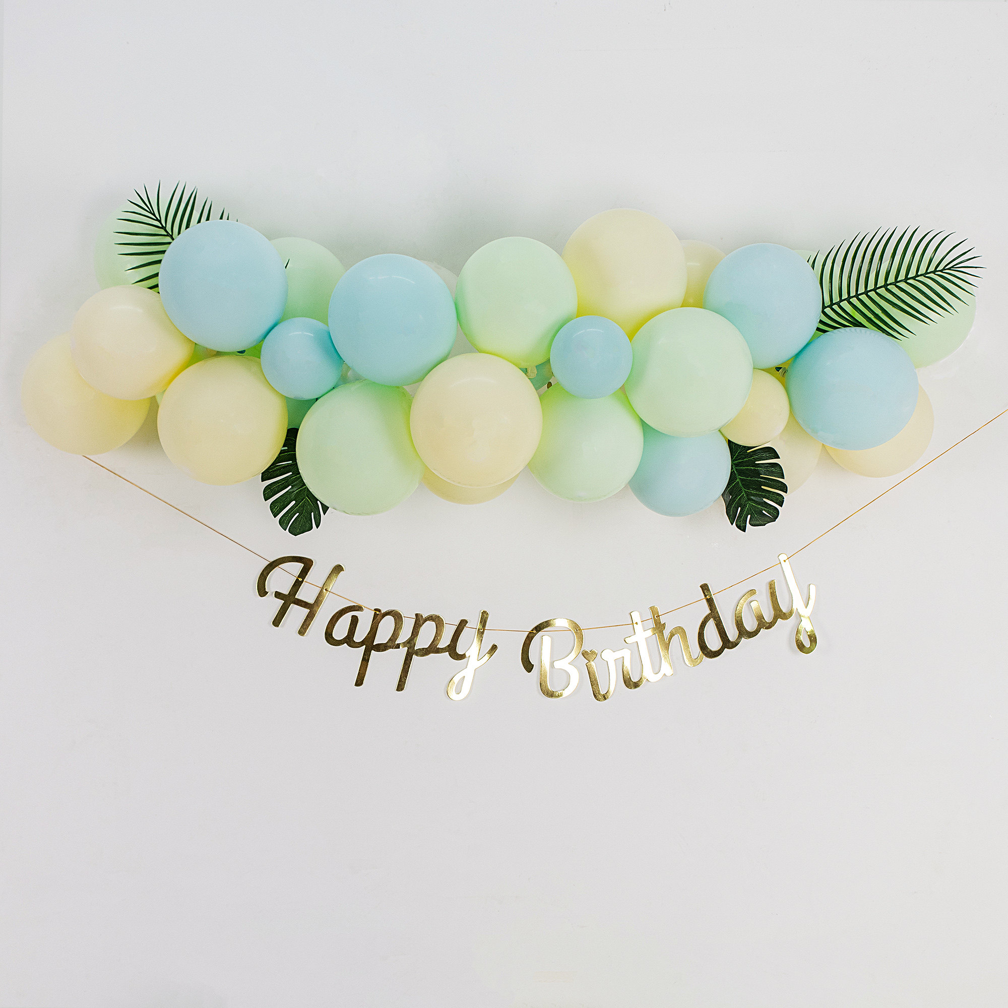 儿童一周周岁生日场景布置甜品背景墙气球装饰节日装扮用品