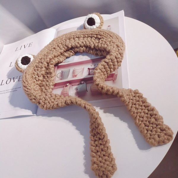 冬天保暖甜美可爱耳包ins卖萌秋冬季针织毛线耳套