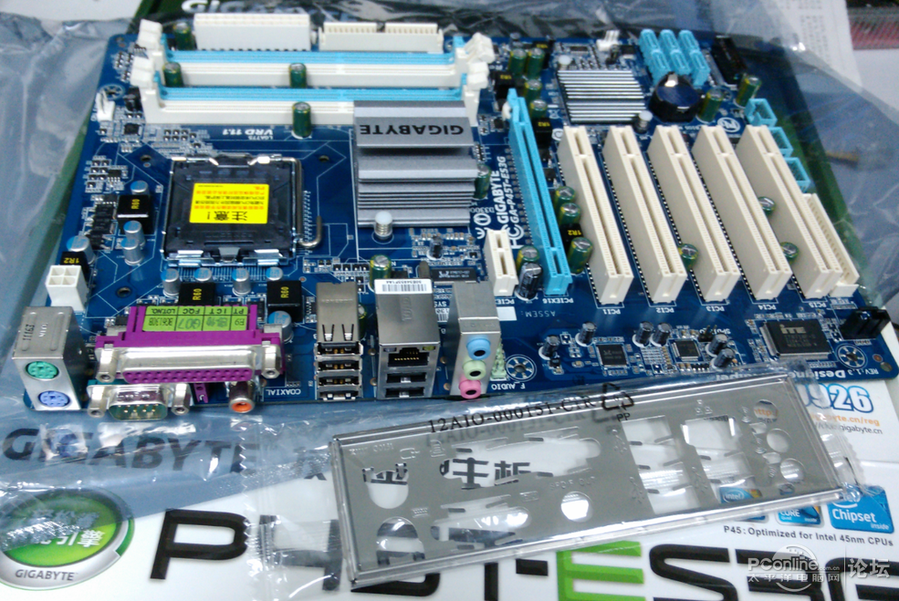 技嘉p43-es3gddr2p43t-es3gddr3p43主板独显atx超频主板