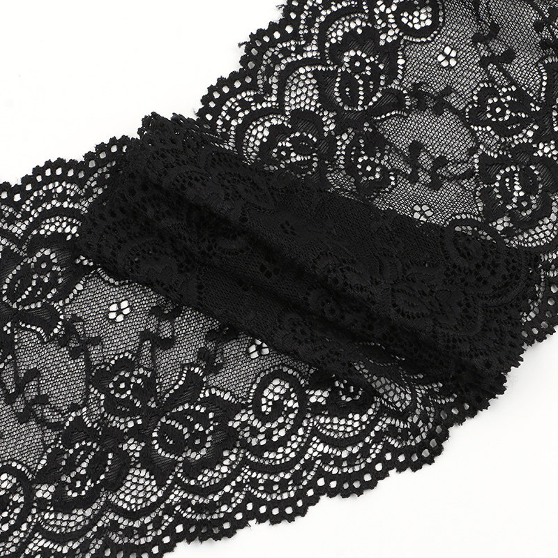蕾丝蕾丝花花边辅料装饰黑色丝边衣服布料diy花边