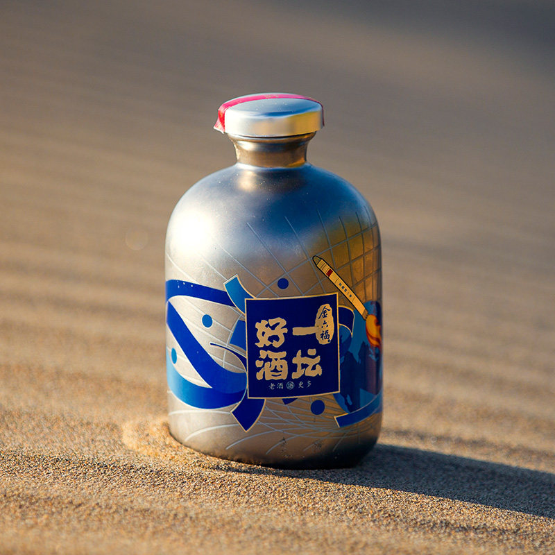 官方直营金六福一坛好酒太空空瓶408度单瓶500ml国产白酒