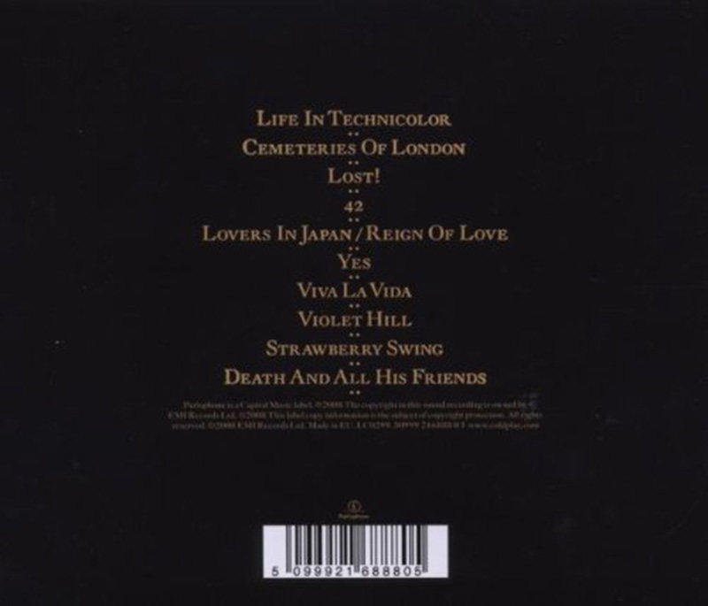 现货原装正版酷玩乐队专辑coldplayvivalavida音乐cd