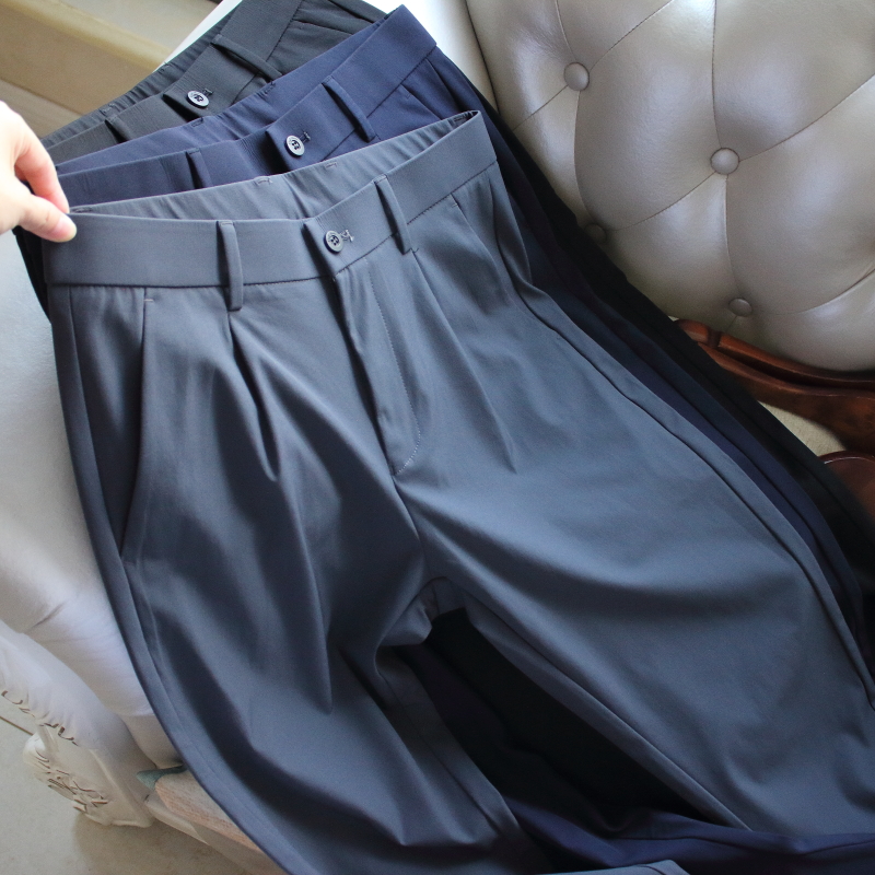 魔薇家 柜单高能货 来捡吧 高端男士SLIM修身商务休闲裤 长裤西裤