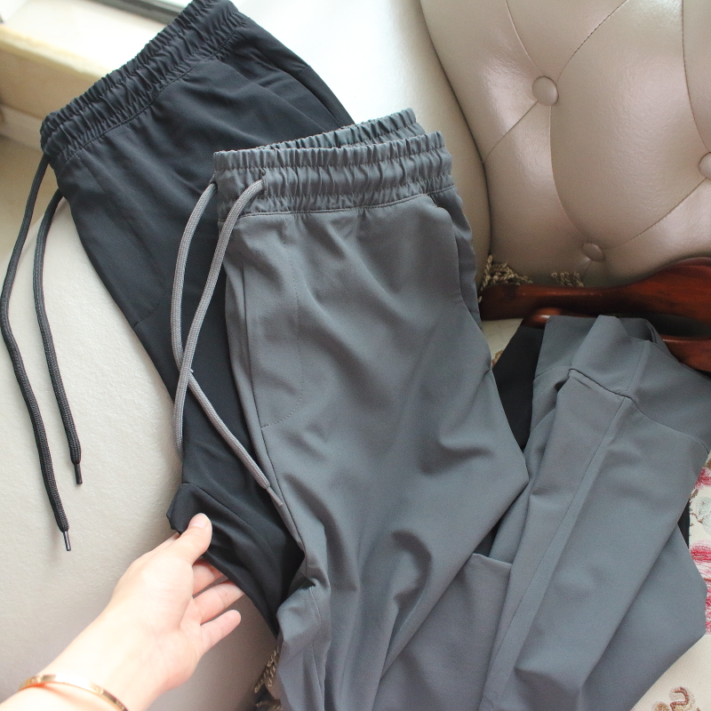 魔薇家 关键是薄 高弹速干 各种好穿 外贸男装夏季薄款运动休闲裤
