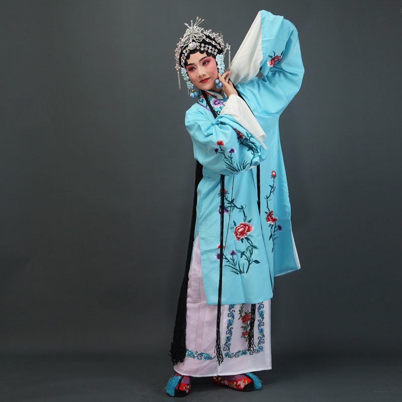 京剧越剧评剧秦腔黄梅戏豫剧服装戏曲服饰青衣民族服装