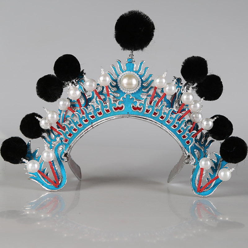 戏曲头饰头盔戏帽京剧豫剧戏剧小兵武生武将古典舞配饰