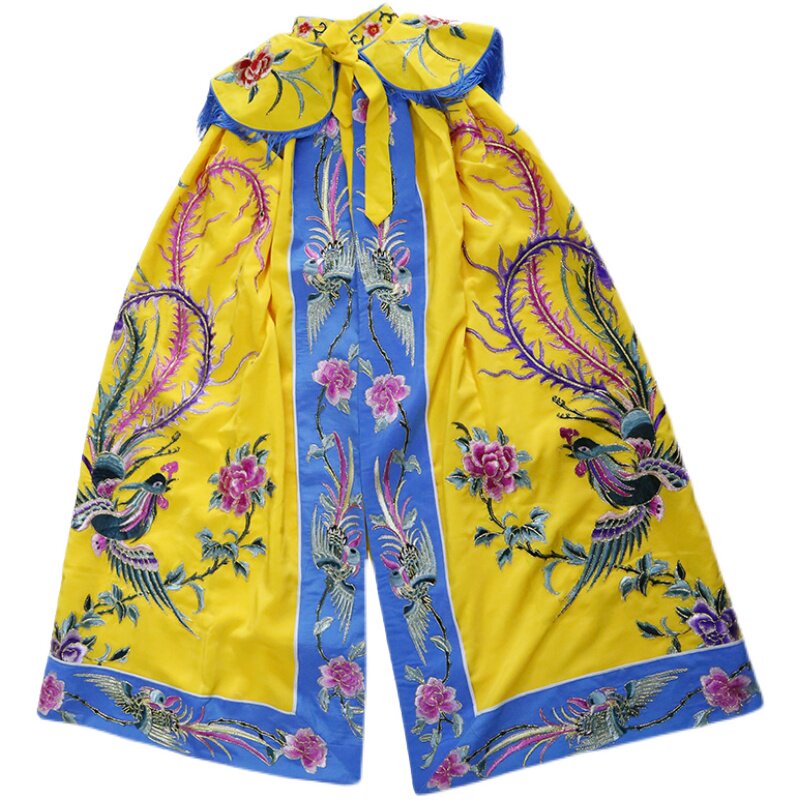 披风京剧虞姬戏曲霸王别姬镶边斗篷戏剧服装梅派民族服装