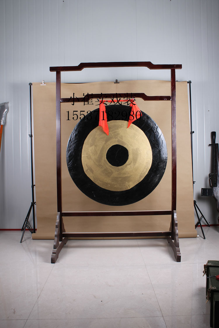 锣架大锣木质道具开业庆典婚庆摆件木制工艺其他特色工艺品