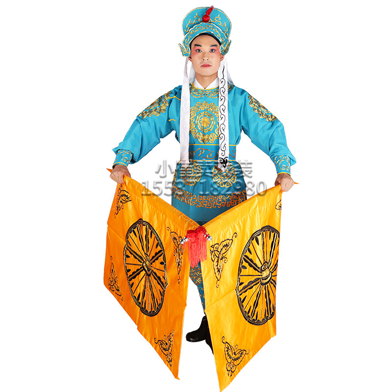 华夏演艺小崔戏装京剧车旗戏曲戏剧古装舞台旗帜