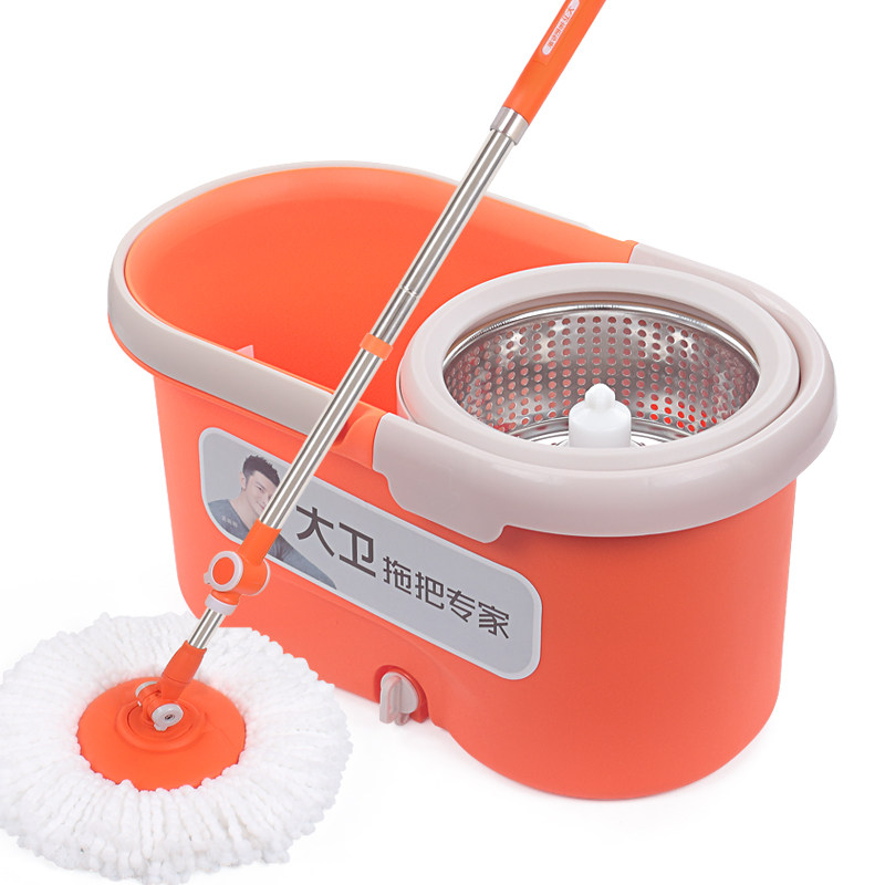 拓扑大卫拖把q5旗舰店官方专家用拓普托拖把杆璇转通用好神拖带桶