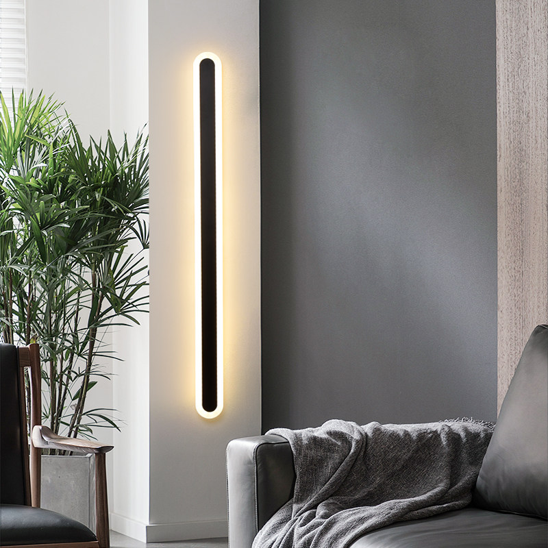 壁灯线条灯长条形卧室明装商业玄关简约现代壁灯