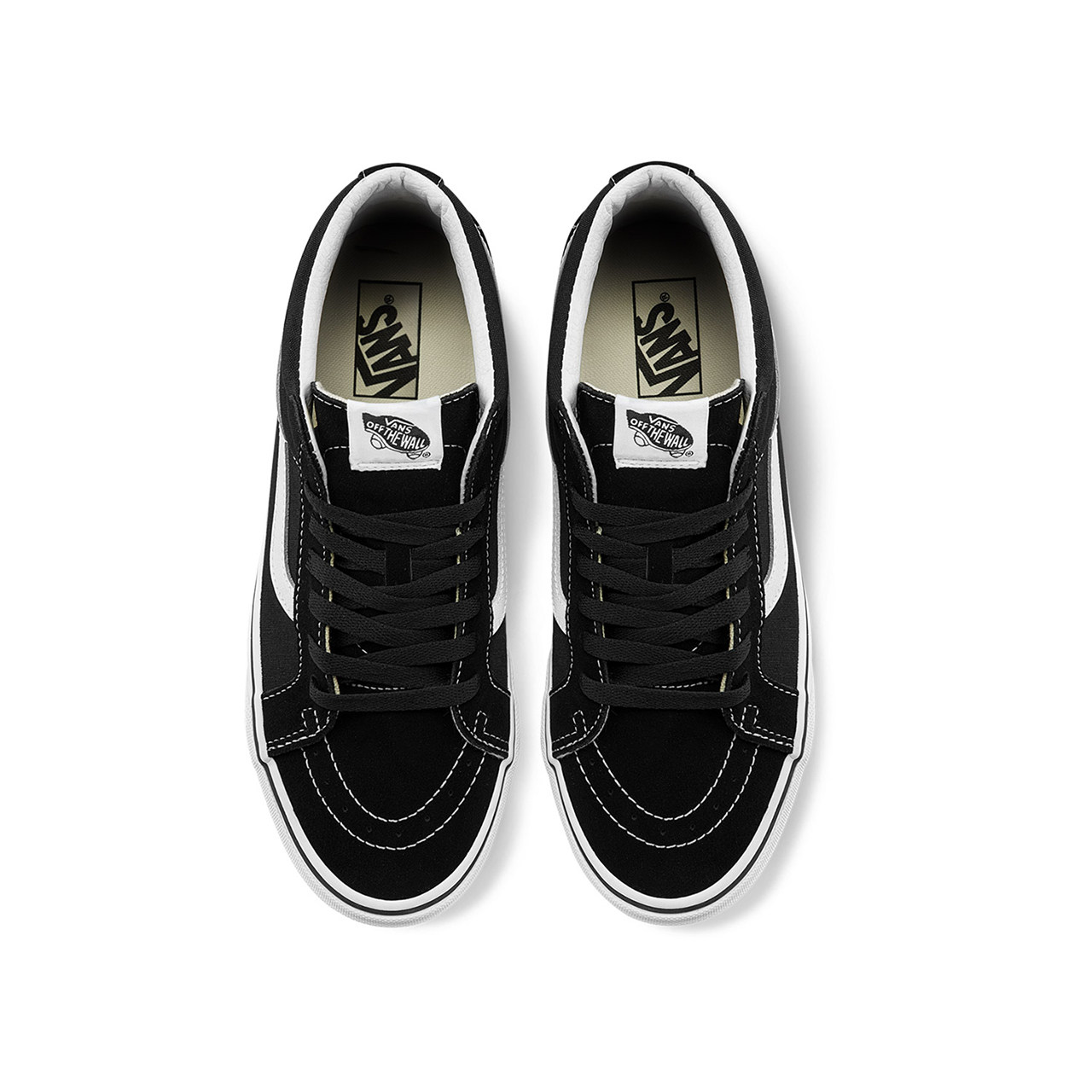 vans黑武士中帮板鞋运动鞋男女鞋