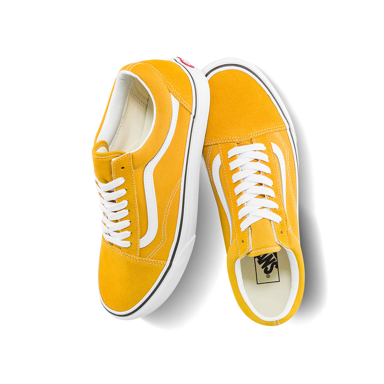 vans范斯官方橙色元气板鞋