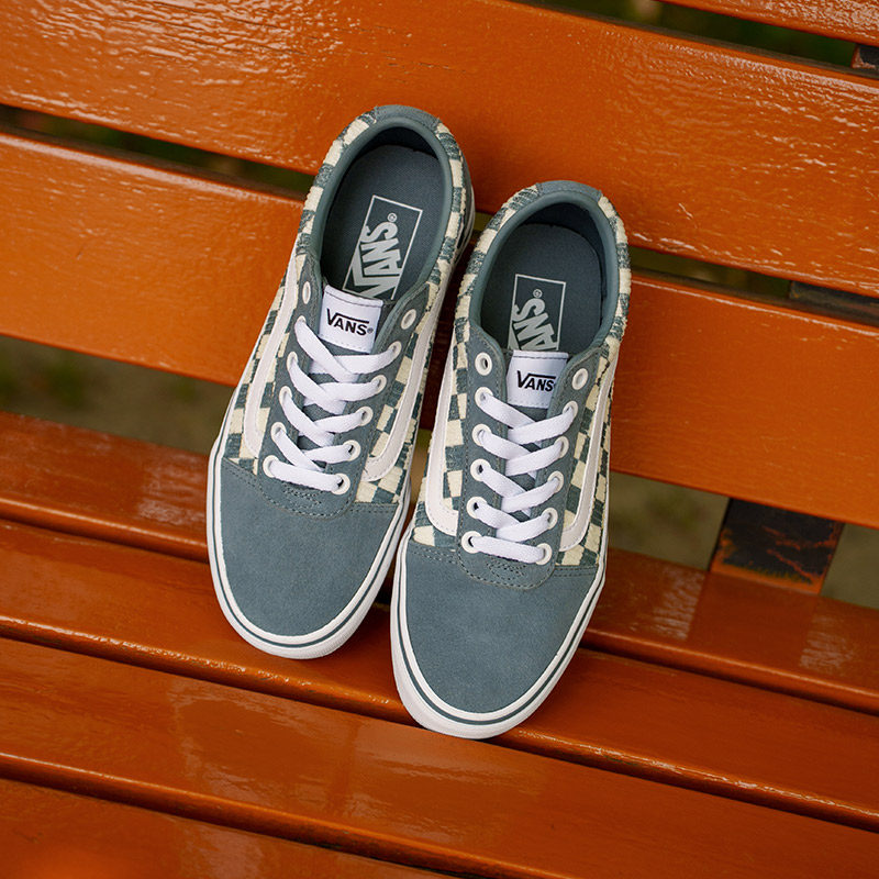 vans范斯官方ward雾霾蓝棋盘格