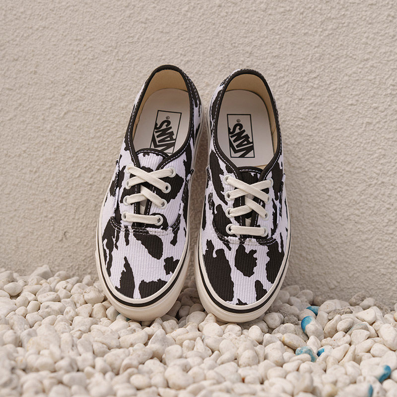 vans范斯官方authentic可爱奶牛纹
