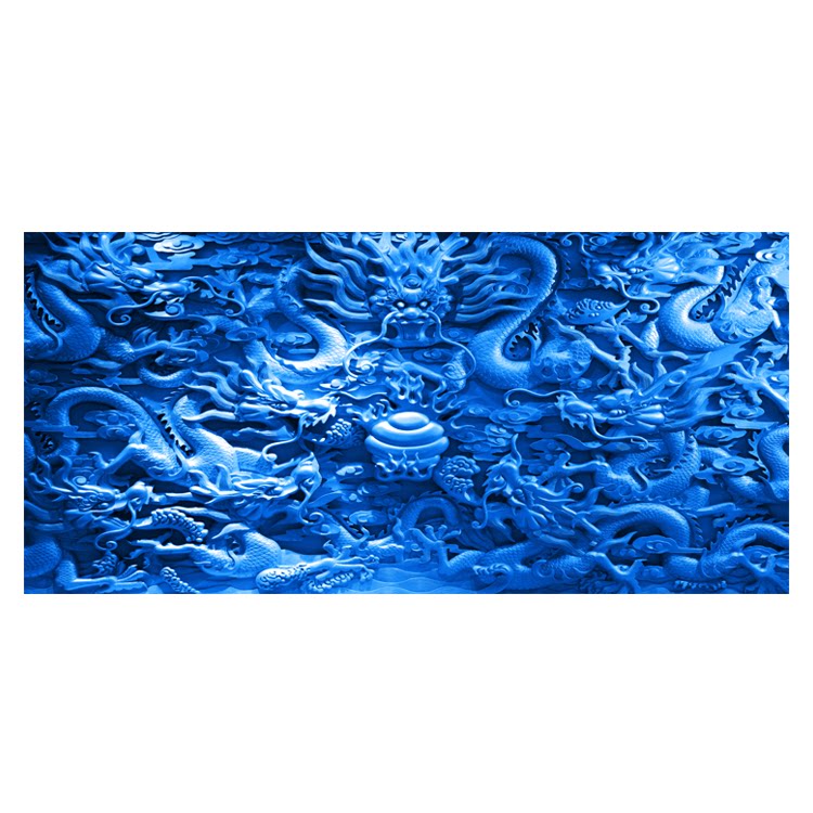 定做鱼缸背景纸红龙鱼缸水族箱装饰贴画壁纸造景装饰高清书法字画