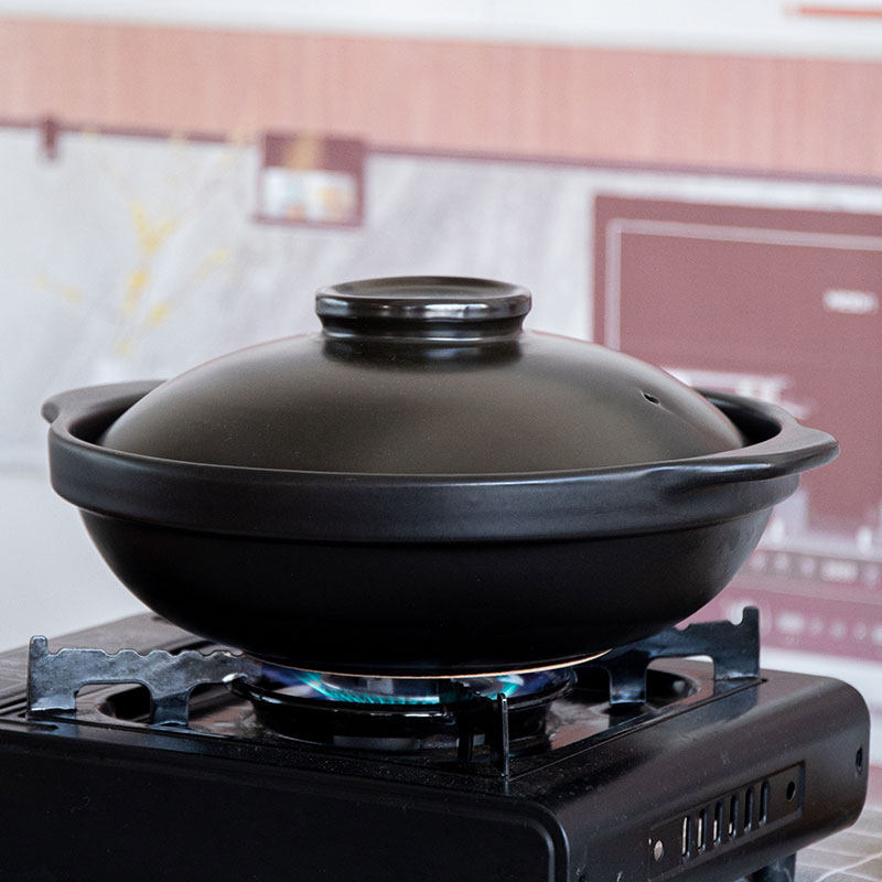 煲仔饭大号砂锅火锅家用燃气陶瓷炖锅商用明火耐高温干烧浅沙锅煲