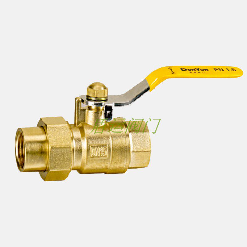 盾运阀门全铜加厚燃气煤气气阀然气三通活双活接球阀