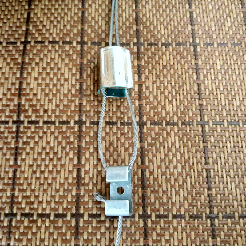 晾衣架连接升降手摇连接器钢丝绳配件挂扣通用手摇器