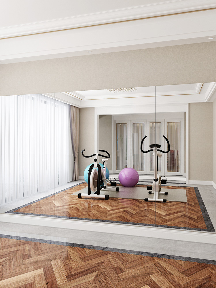 舞蹈镜子全身落地家用健身房显瘦瑜伽穿衣镜