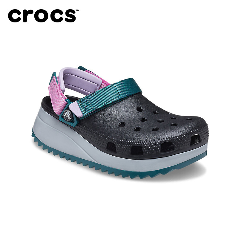 crocs女鞋卡骆驰2022年春季新款经典酷走洞洞鞋厚底沙滩鞋206772