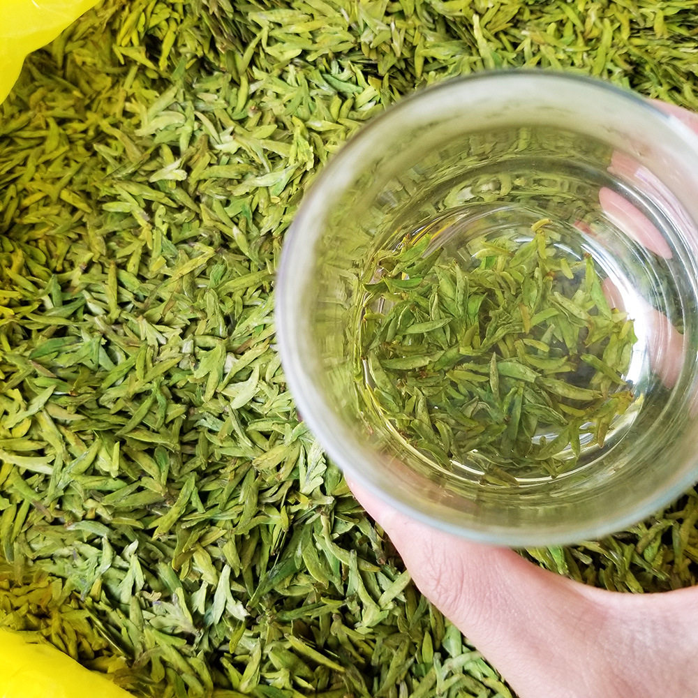 2022新茶杭州前头绿茶龙井茶芽头春茶500g嫩芽龙井茶非西湖