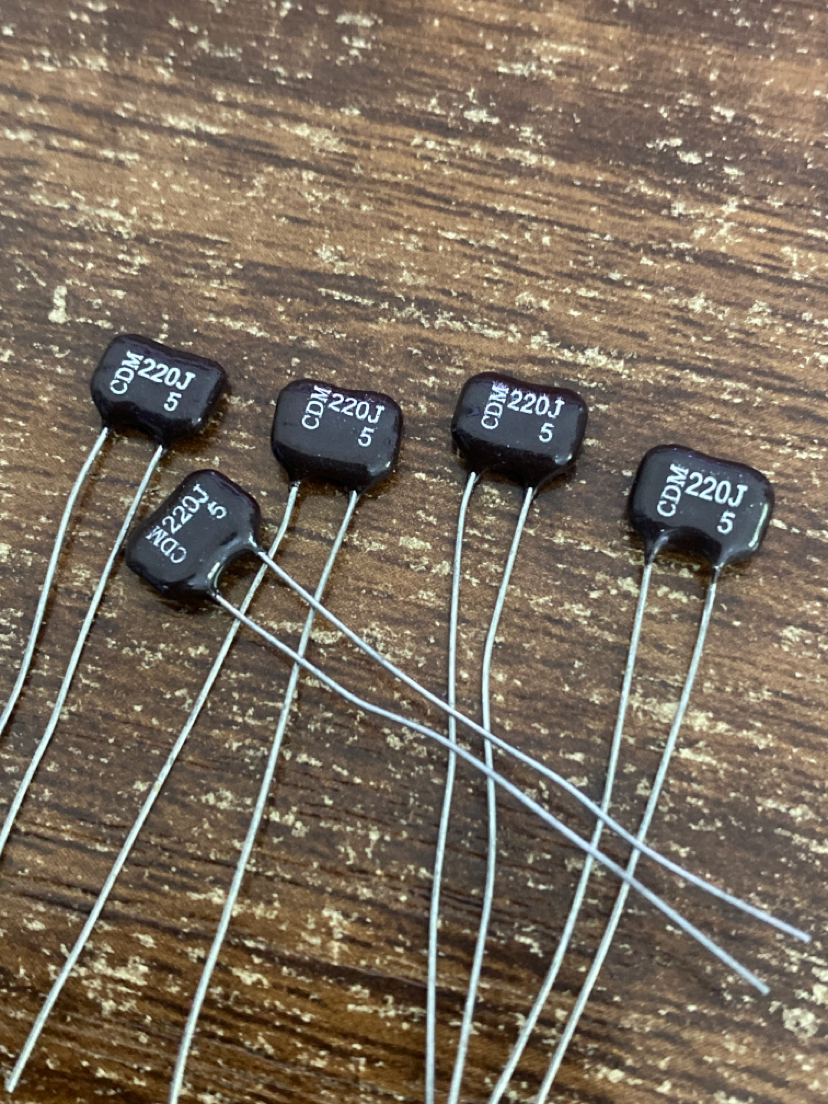 500v220pf220p美国cdm银云云母电容器p5电容器