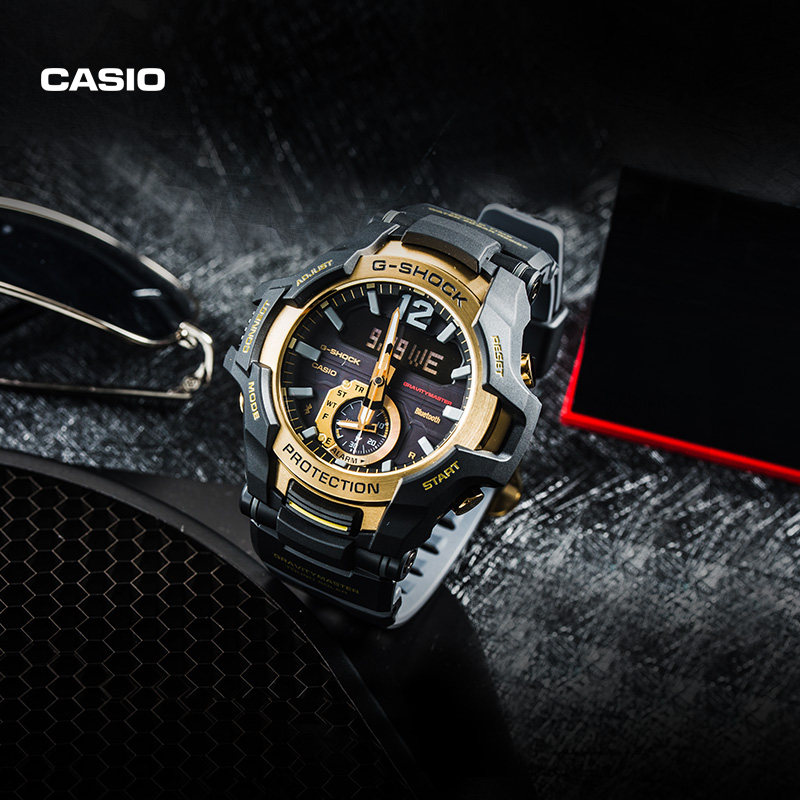 casio旗舰店gr-b100gb卡西欧官网官方航空男士潮流手表 g-shock