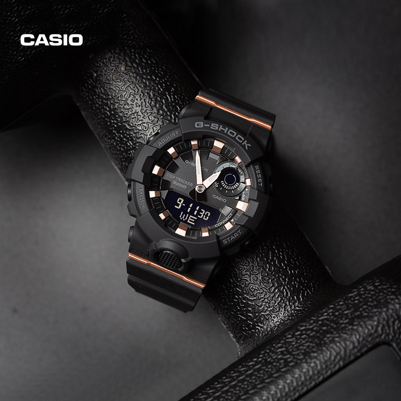 gma-b800 casio旗舰店学生女潮流ins风手表卡西欧官方官网g-shock