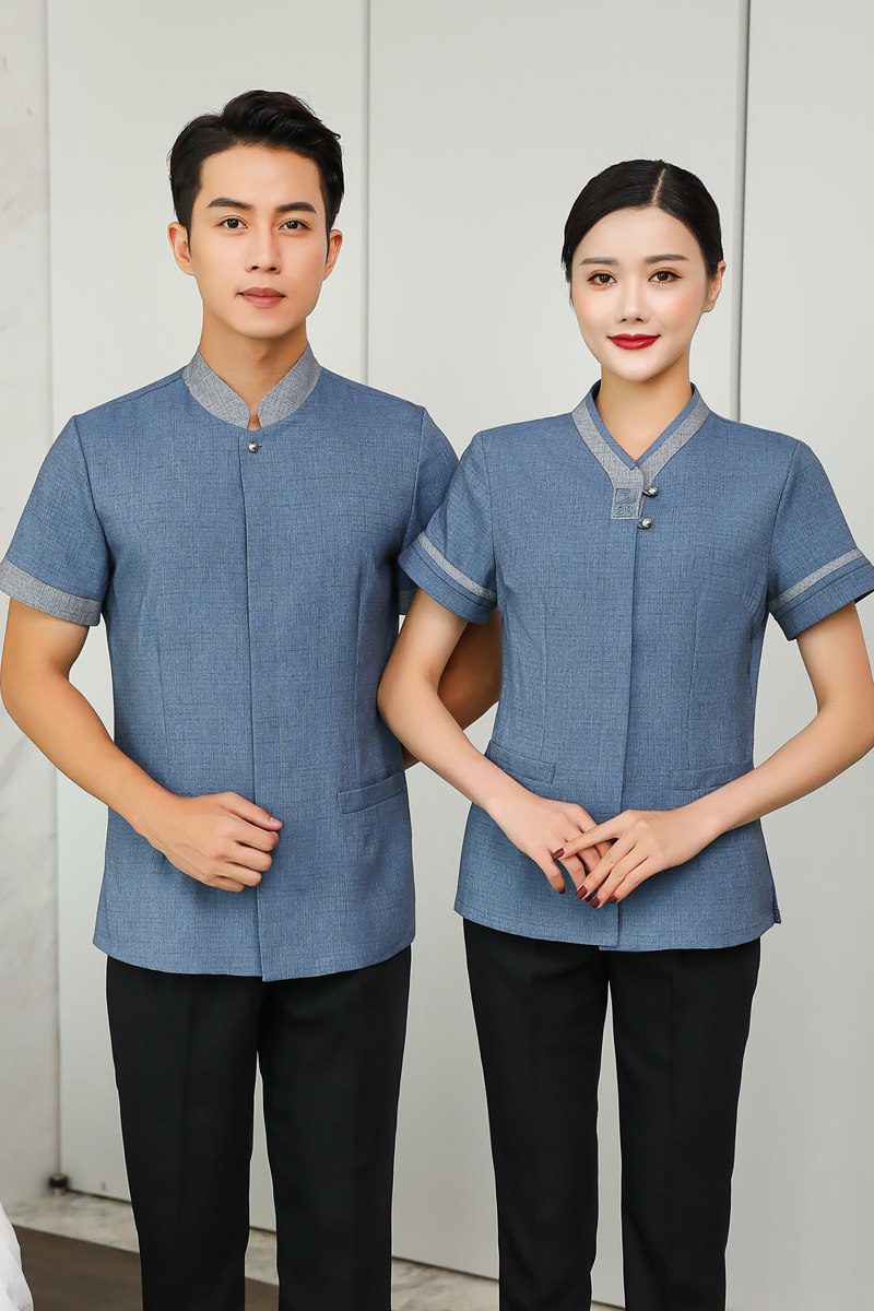 客房保洁工作服pa阿姨物业工装夏半袖酒店工作制服