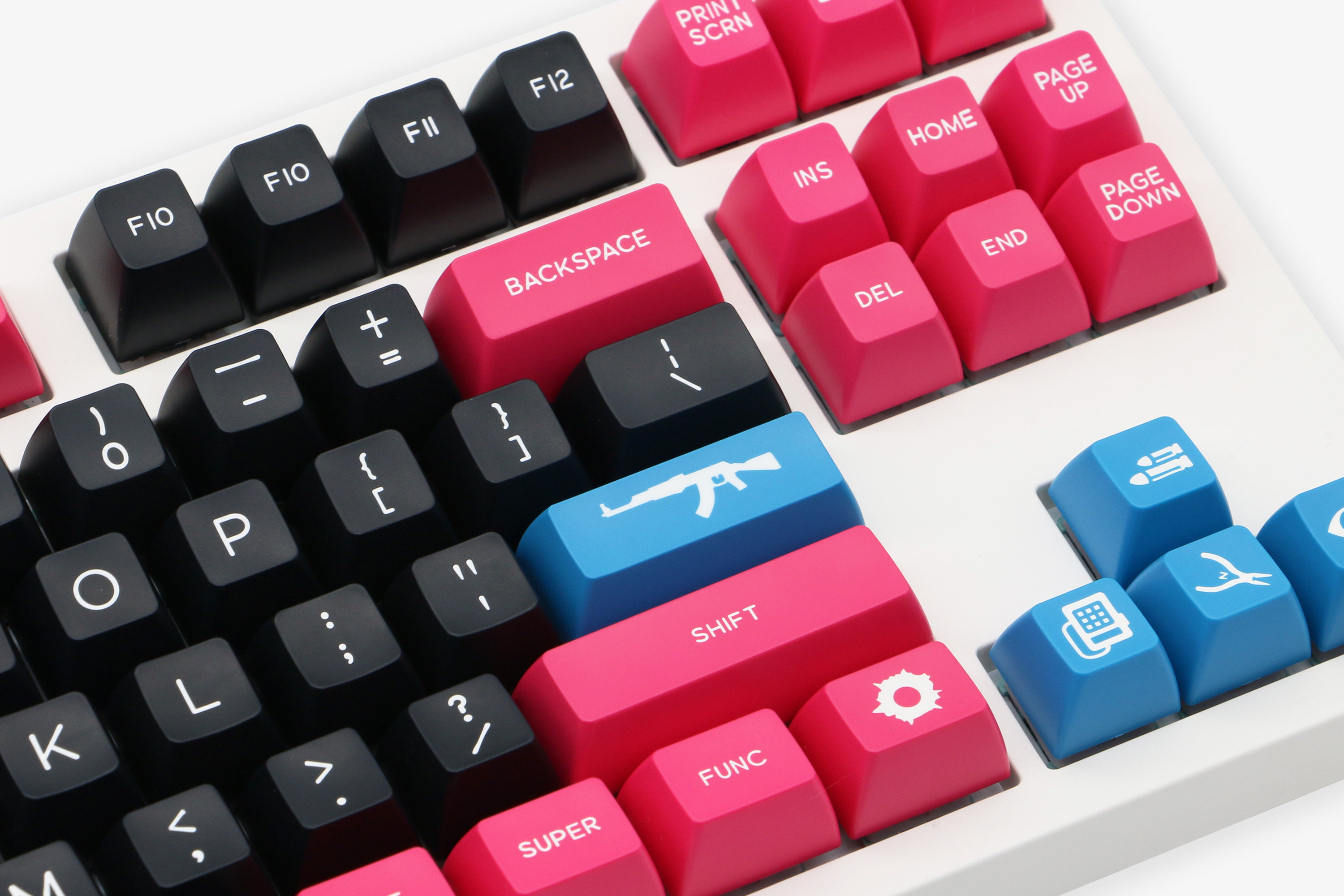 现货domikey迈阿密风云键帽全新abs二色sa高球键盘