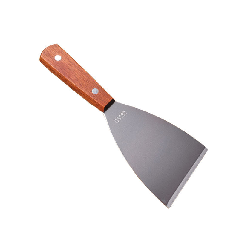 铁板煎铲小号料理厨师专用牛扒铲斜口铲子油灰煎铲