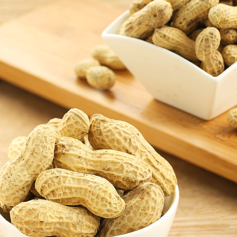 华味亨蒜咸干花生水煮花生米带壳零食炒货干果花生