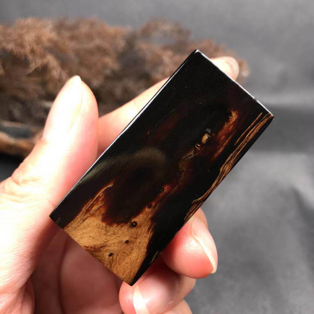 南澳名仕天然海柳血原木手把饰品手工吊坠文玩烟嘴