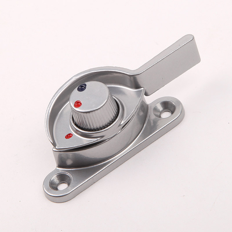 月牙塑钢推拉推拉门门窗红蓝蓝点锁窗锁移窗锁窗锁