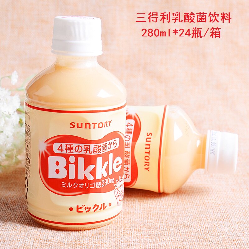 日本进口三得利乳味饮品4种活性乳酸菌饮料280m含乳饮料