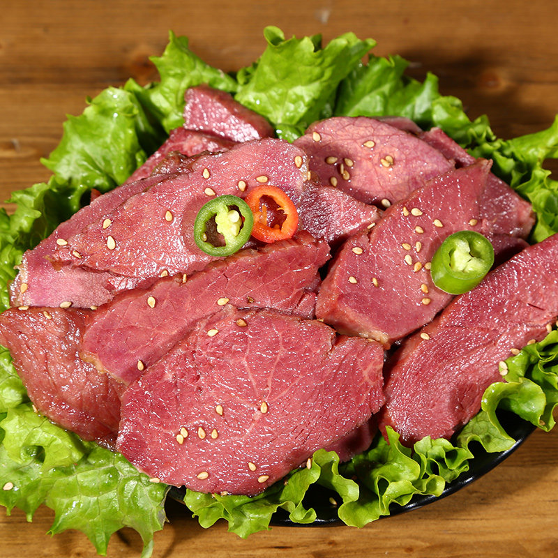 130g王光烧牛肉山东特产10袋大块头熟食真空真空包牛肉类