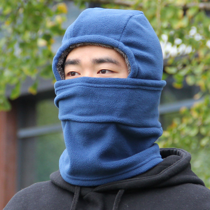 冬季保暖头套男电瓶车骑行保暖防风面罩女摩托车护脸面罩挡风帽子