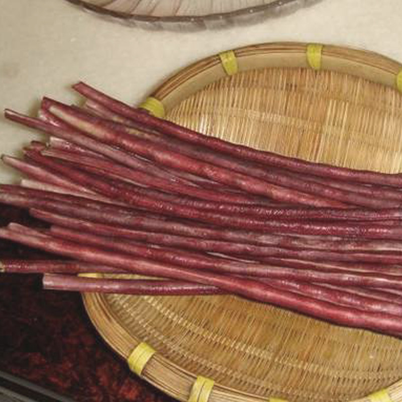 豆角满地红无架种子紫红色五月红豇农家家庭园艺种子