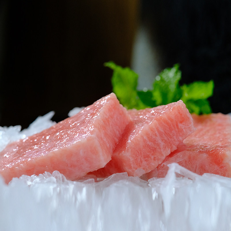 蓝旗金枪鱼新鲜刺身大脂otoro大腹鱼腩进口鱼片金枪鱼