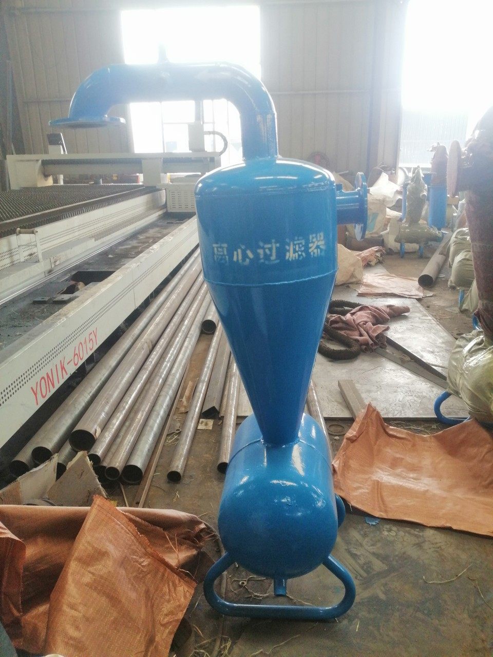 农业节水灌溉离心网式钢制过滤器滴灌微喷水肥一体化过滤器
