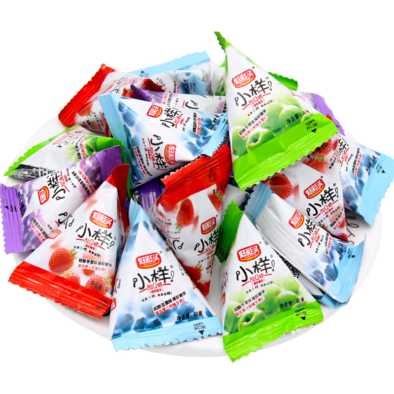 小样500g散装零食糖果喜糖婚庆结婚橡皮糖qq糖果