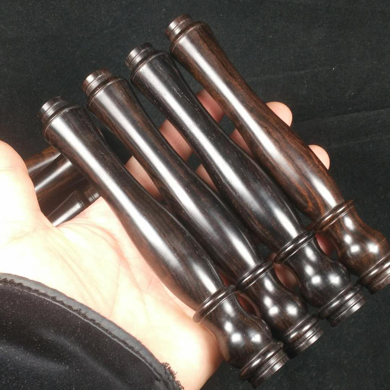 空竹手柄紫光檀木毫米配件专卖厂家直销量大空竹