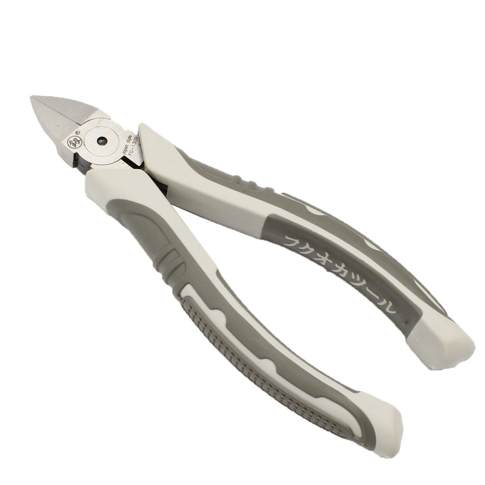 釰福冈工具水口钳模型手工小剪钳 偏口钳 6寸塑料钳子斜口钳