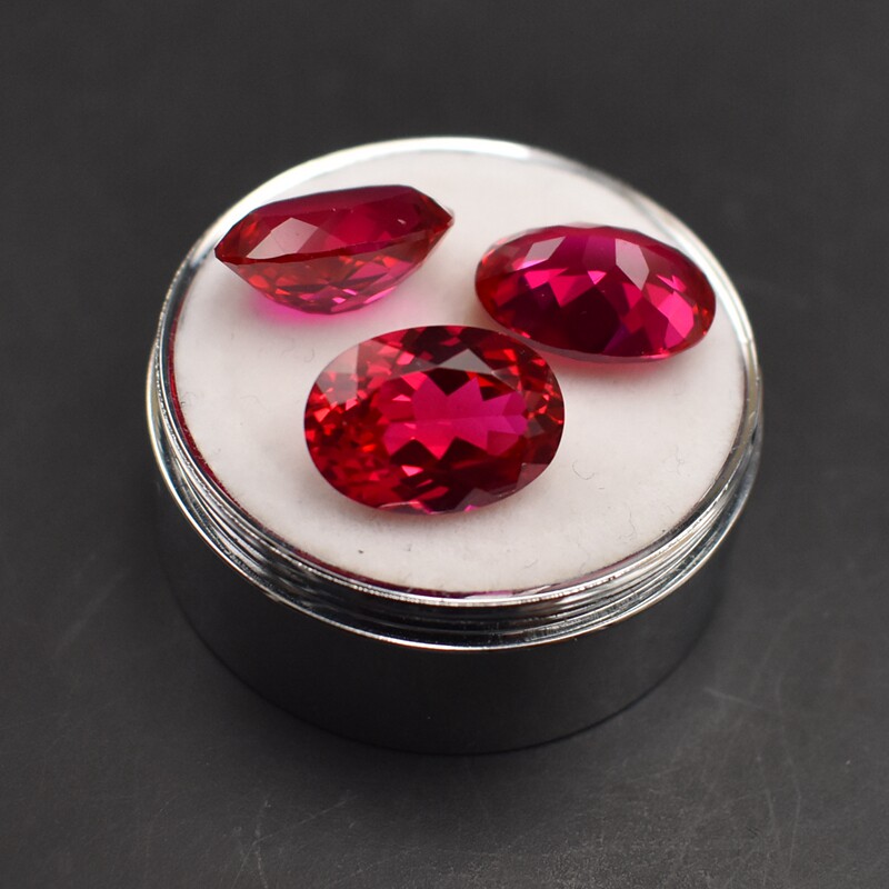 过钻笔培育血红红宝石戒面裸石鸽子蛋缅甸天然人造其他